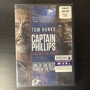 Captain Phillips (DVD, 2013) RARE KMART Sticker